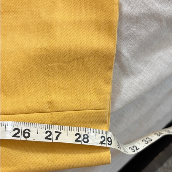 White House Black Market Yellow Ankle Pants Size 6Long - Picture 12 of 12